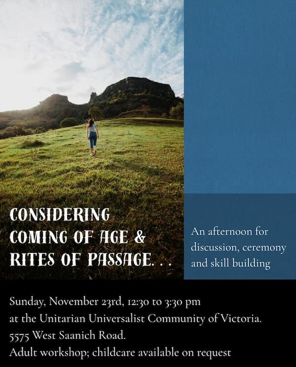 Considering Coming of Age & Rites of Passage